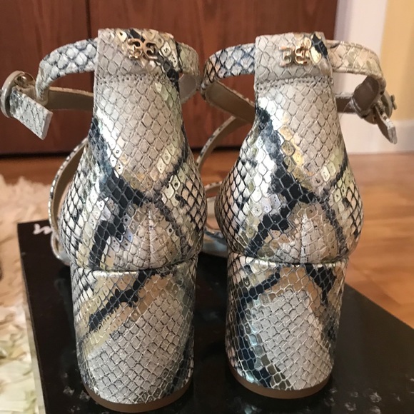 Sam Edelman snake embossed sandals Stacie - Picture 6 of 13